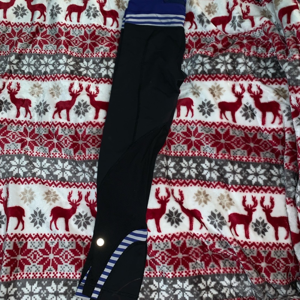size 2 lulu lemon crop mesh leggings